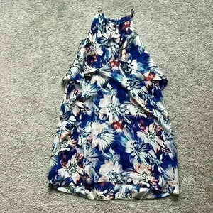 Charles Henry Ruffle Shift Dress - Large